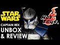 Hot Toys Star Wars The Clone Wars Captain Rex Sixth Scale 1/6 Figure Unbox &amp; Review