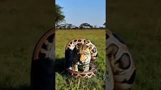 Celebrity Amazing big python wrapped Leopard #wildliferescue #animals #wildlife #animalworld Wealth