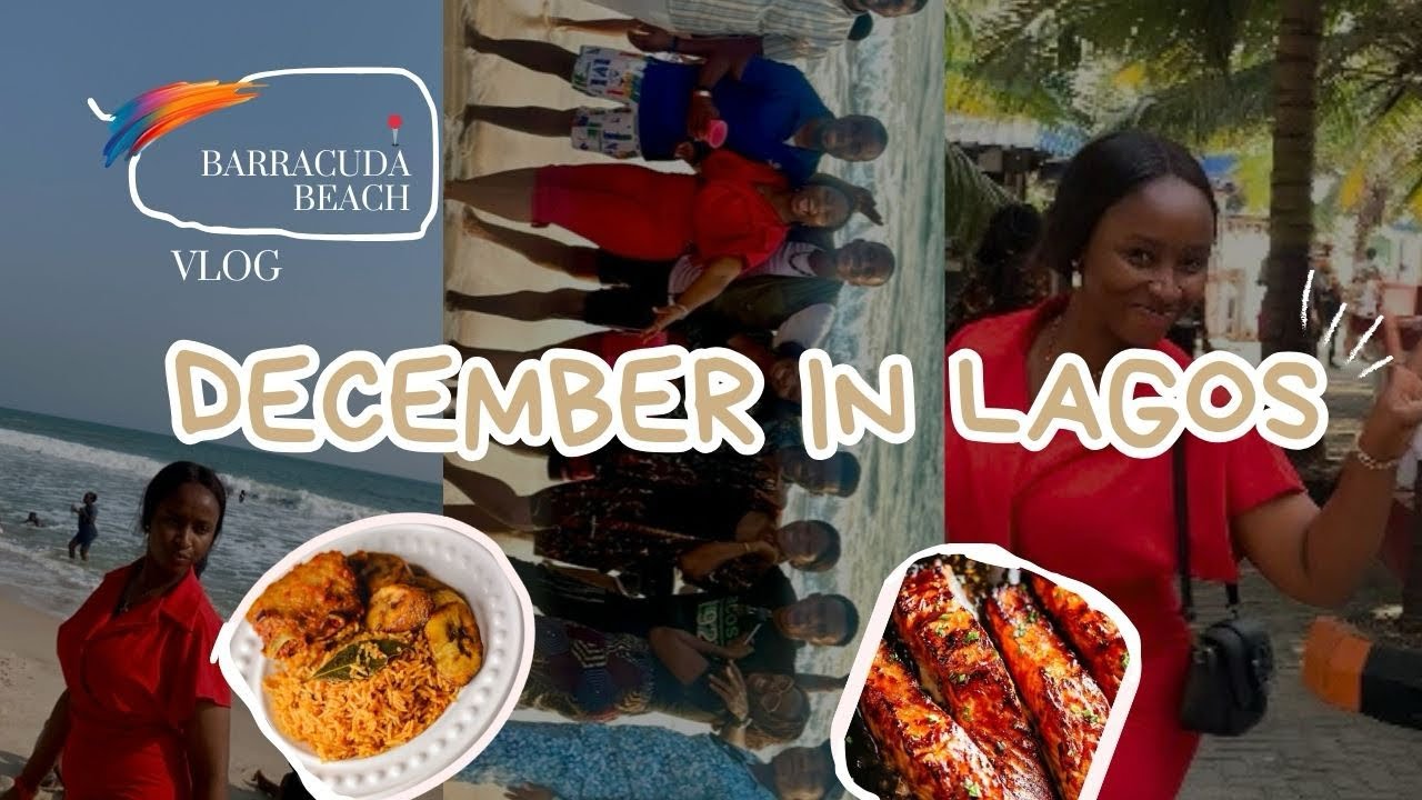 VLOG- December in lagos | Beach party | Weekend getaway