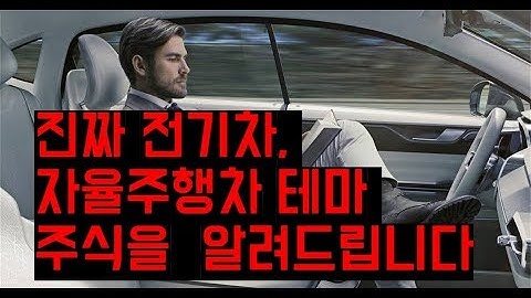 자율주행자동차 관련주,  전기차 관련주를 소개합니다  (미국? 한국?)