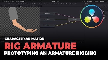 DaVinci Resolve FUSION - Rigging an arm for animation