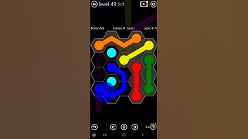 How To Solve Flow Free Hexes Rainbow Pack Level 49 5x5 Board Walk Through Solution Walkthrough