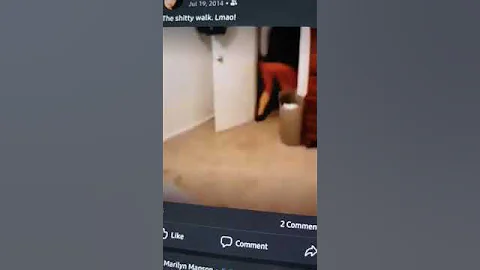 I just found this. How some people walk trying to ...