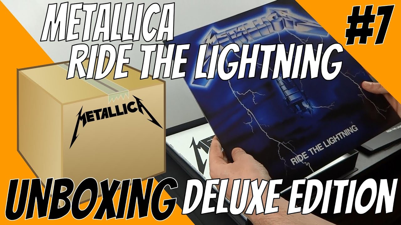 Metallica - Ride The Lightning Vinyl Unboxing 