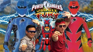 Power Rangers Jungle Fury Morph With Theo Jungle Fury Blue Ranger