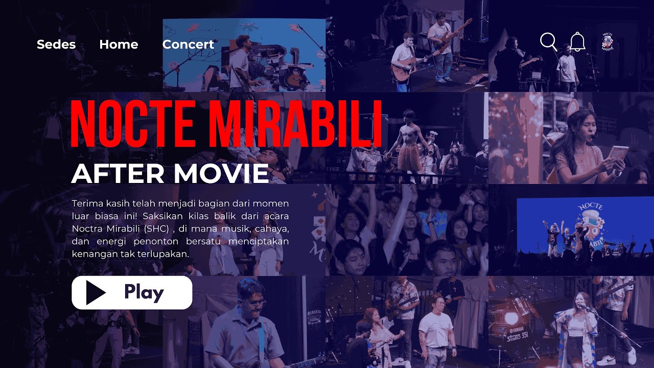 AFTER MOVIE SEDES HOME CONCERT || NOCTE MIRABILI 2024