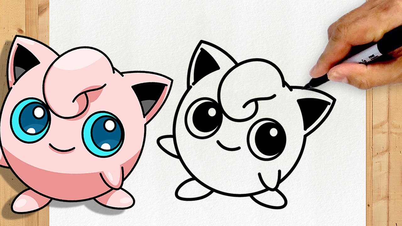 Como Desenhar o Pokémon Jigglypuff 