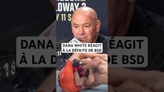 Dana White réagit à la défaite de Benoît St-Denis 🗣️ #UFC329
