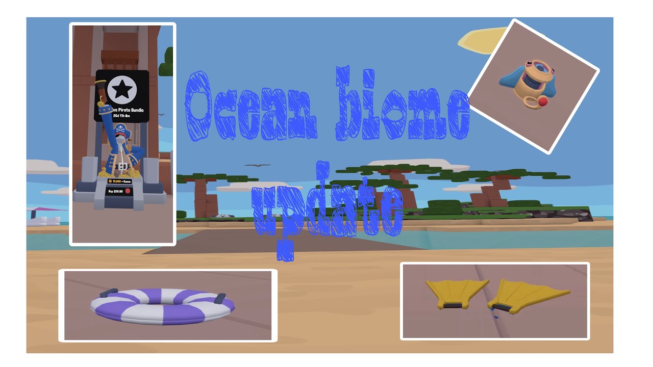 New yeeps hide and seek update Ocean biome - YouTube