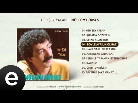 Böyle Ayrılık Olmaz (Müslüm Gürses) Official Audio #böyleayrılıkolmaz #müslümgürses - Esen Müzik