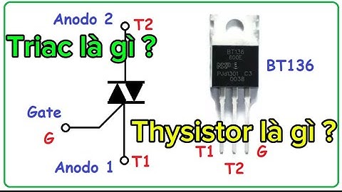 Cách kiểm tra triac và thysistor