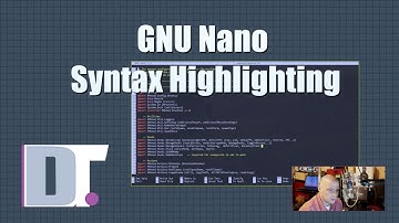GNU Nano With Improved Syntax Highlighting