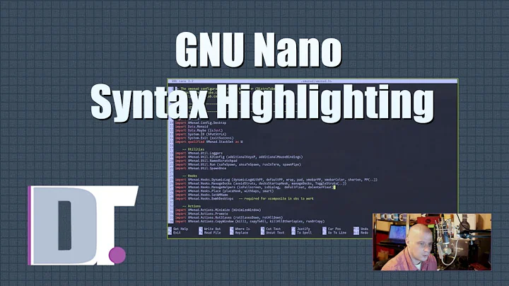 GNU Nano With Improved Syntax Highlighting