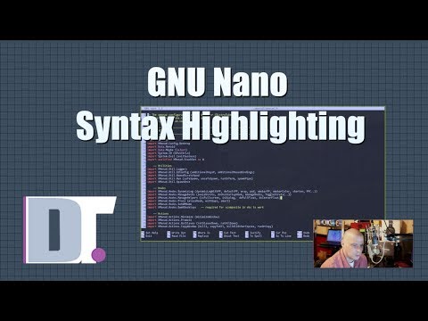 Video: Hat Nano Syntax-Highlighting?