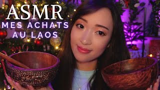 ASMR HAUL | Mes achats au Laos (souvenirs, accessoires, cosmétiques, makeup...)