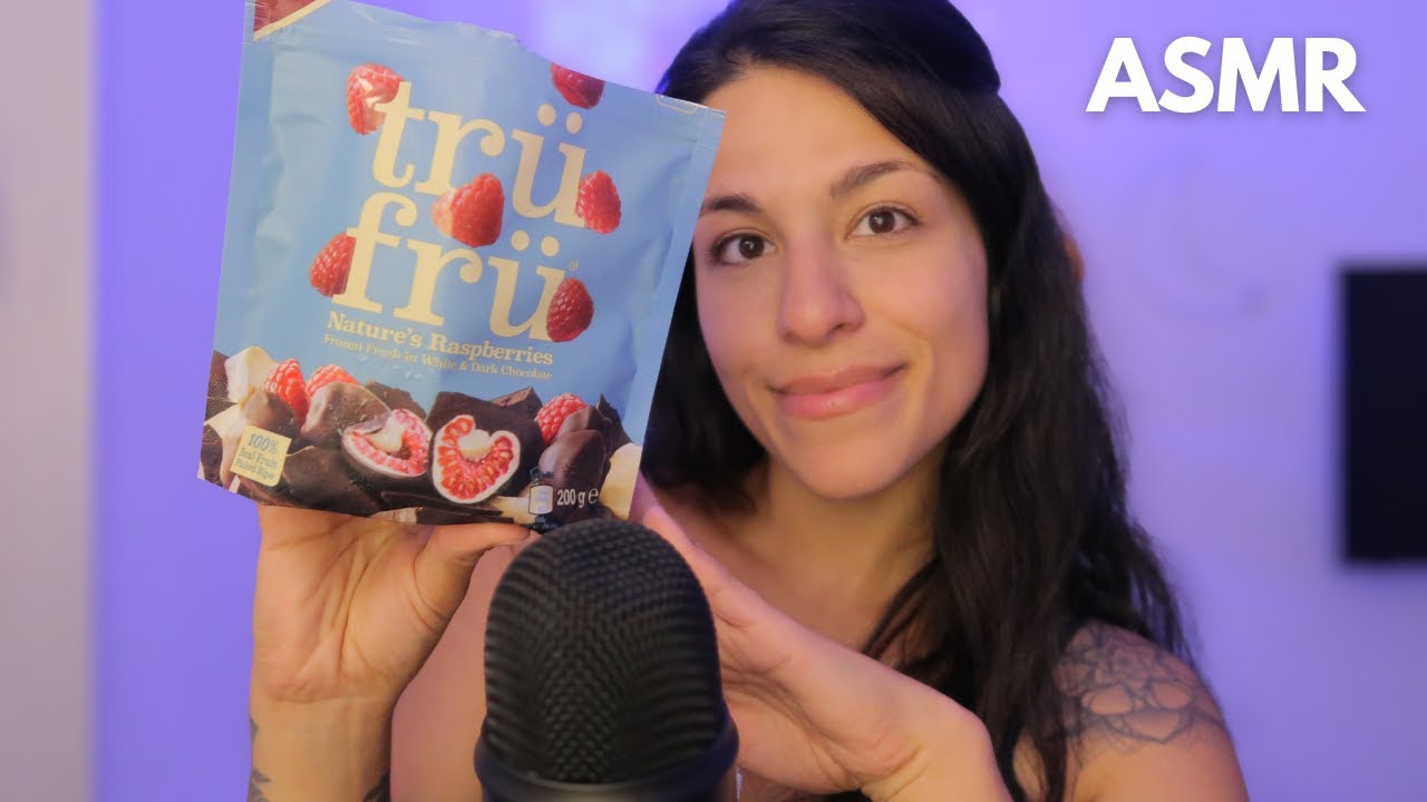 ASMR FR | Blabla à cœur ouvert & dégustation de fruits glacés (chuchotements très proches)