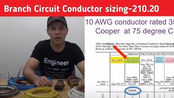 branch circuit calculations and conductors