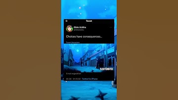 Choices have consequences…