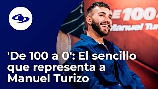 'De 100 a 0': El sencillo que marca una nueva etapa en la era musical de Manuel Turizo