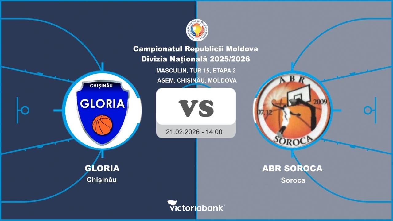 #94 National Division 2025/26: GLORIA - ABR SOROCA (masculin), (Tur 15, Etapa 2), 21.02.2026