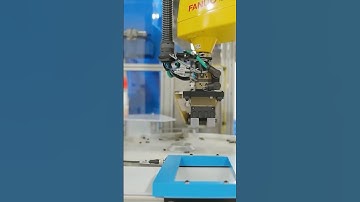 Robotic vision-guided solution high-mix product sortation #shorts #robotics #automation #fanuc