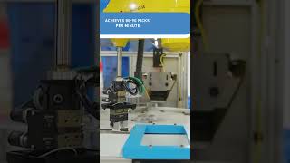 Robotic vision-guided solution high-mix product sortation #shorts #robotics #automation #fanuc