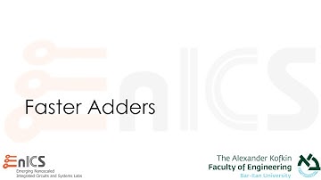 VLSI - Lecture 10b: Fast Adders