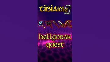 Tibia Idle - Hellgorak Quest #tibia #tibiaidle #tibiagame