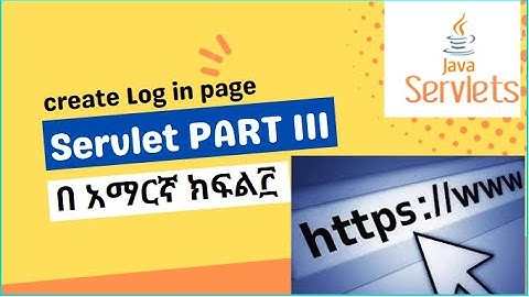 How to create Login(sign in) page using Servlet: Servlet with JDBC PART III