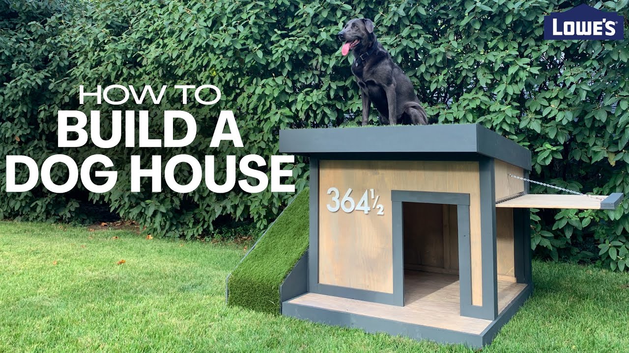 How To Build A Dog House - Youtube