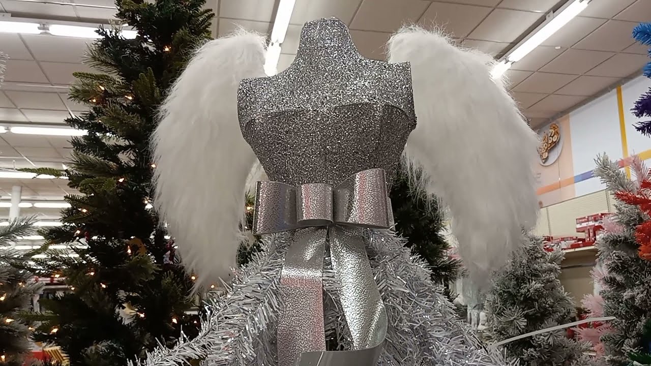 Shopping for Beautiful  Silver  Angel  Christmas  Tree  with  white Wings  2021