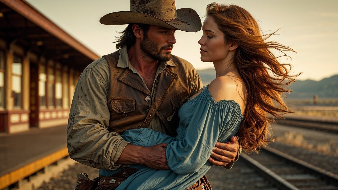 Bruised Woman Collapsed at the Station, The Cowboy Carried Her in His Arms and Wouldn’t Let Go