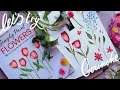 Lets try out simply paint flowers by becky amelia  