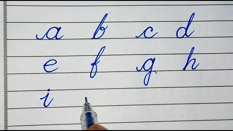 Small letters abc l Cursive English Small letters l Beautiful English handwriting practice