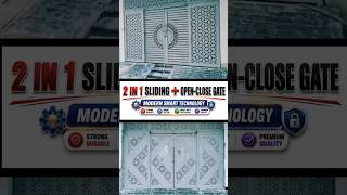 Amazing 2 In 1 Gate 🔥 #kbtweldingwork #2In1Gate #SmartGate #ModernGate #SlidingGate #GateDesign #ms