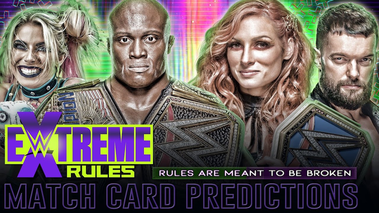 Wwe extreme rules 2021 matches