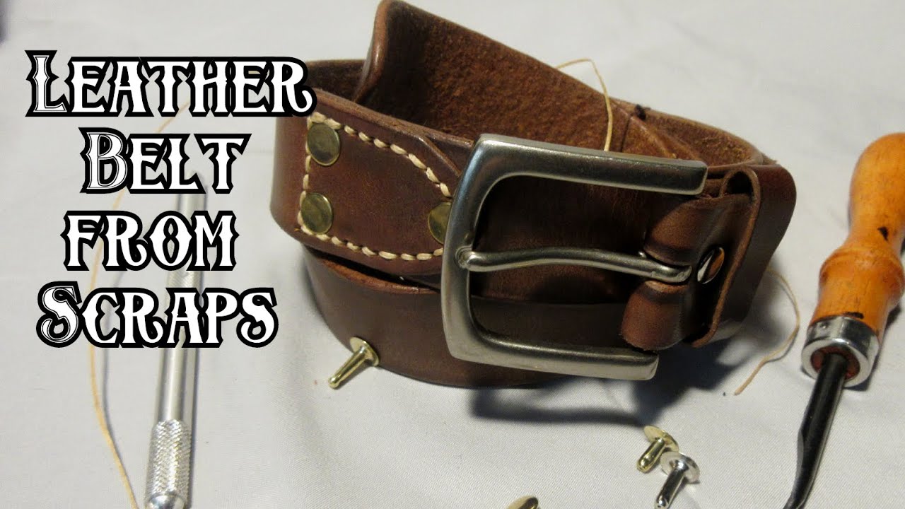 Make Yourself a Leather Belt (Easy DIY!) 