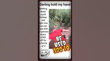 😂 He Used 300 IQ to Go Down the Stairs! 🤯🔥 #Shorts