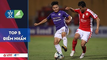 Top 5 điểm nhấn Bán kết Cúp Quốc gia - Bamboo Airways 2020 | Quang Hải tỏa sáng rực rỡ | VPF Media