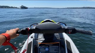 Озеро Вашингтон, Jet ski Yamaha VX, Lake Washington #usa #lakewashington #yamaha #jetski