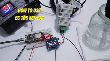 how to calibrate EC TDS sensor || EC TDS sensor using ESP32 and arduino