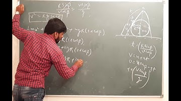 #Projectile motion ll A difficult level question jee advanced Olympiad ll best question for practice