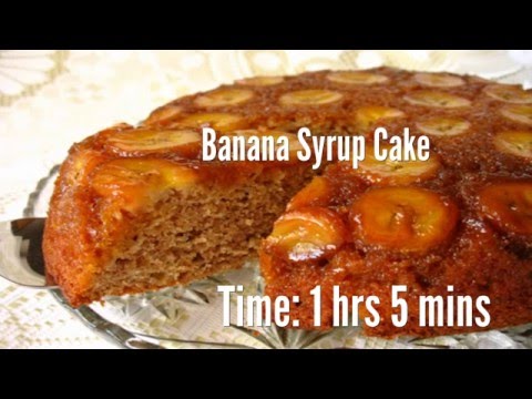 banana syrup cake
