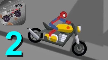 Stickman Flatout - Destruction : Game offline Spiderman Walkthrough Part 2 / Android Gameplay HD