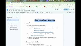 Structure and Navigation Tools in Google Docs