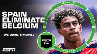Spain vs. Belgium FULL REACTION 🍿 Can they beat France in the Semifinals? | ESPN FC