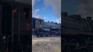 Canadian Pacific 2816 ‘Empress’ Steam Locomotive on the Move in Alberta