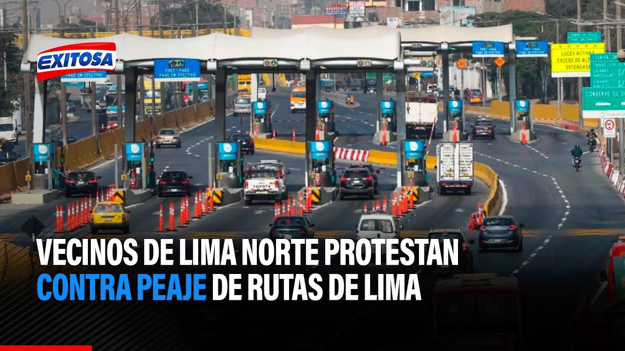 🔴🔵Vecinos de Lima Norte protestan contra peaje de Rutas de Lima y piden ...