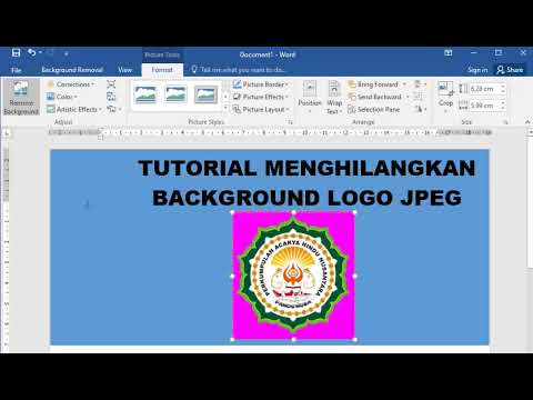 Tutorial Menghilangkan Background Logo JPEG pada MS Word