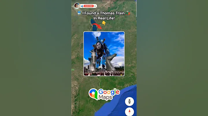Thomas Train In Real Found On Google Maps and Earth #shorts #earth